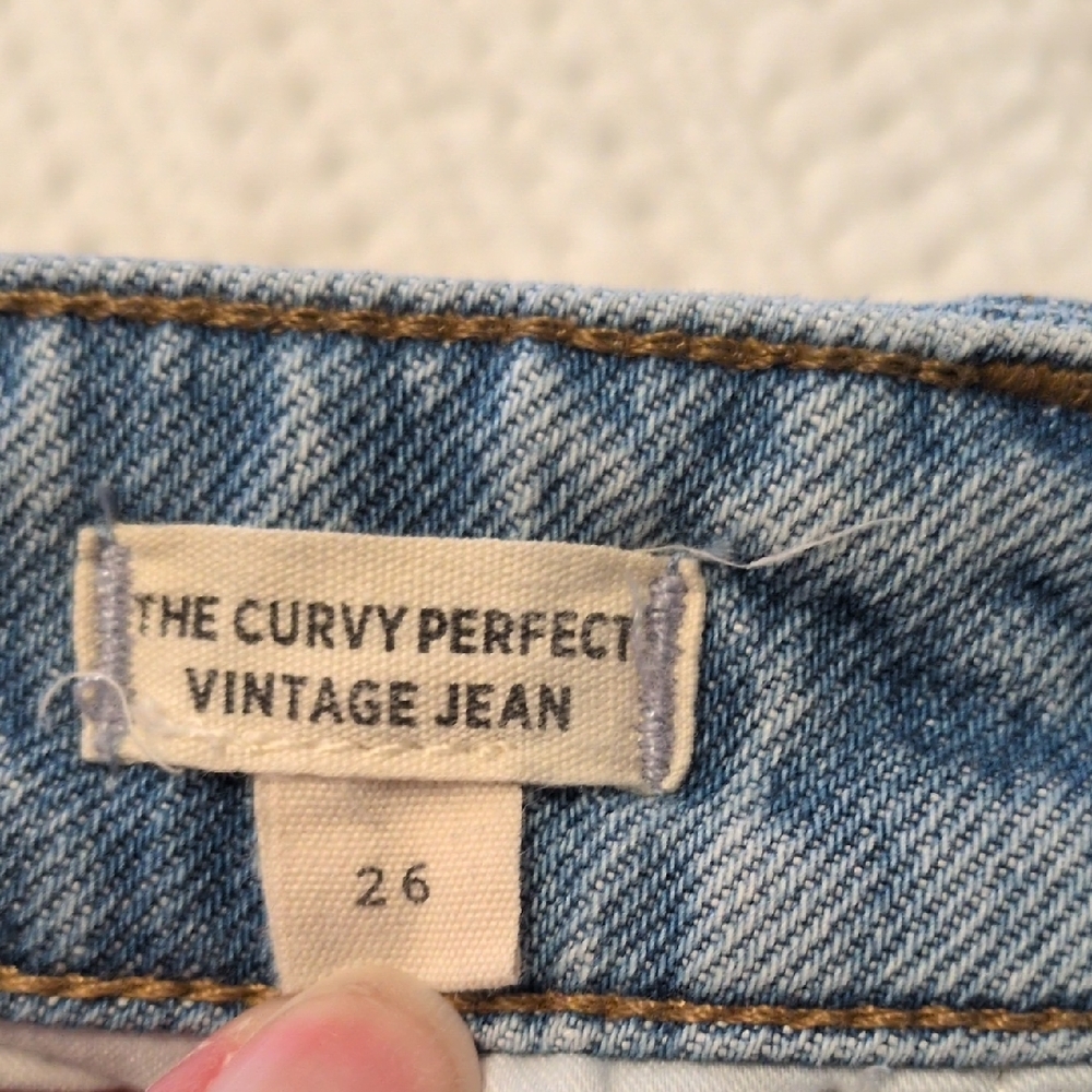 Madewell Light Blue Distressed Ankle Jeans - Picture 3 of 4